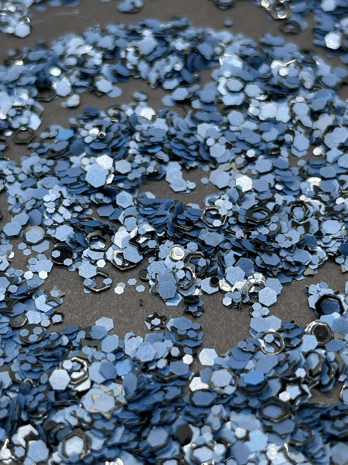 London Fog Matte Chunky/Shape Glitter