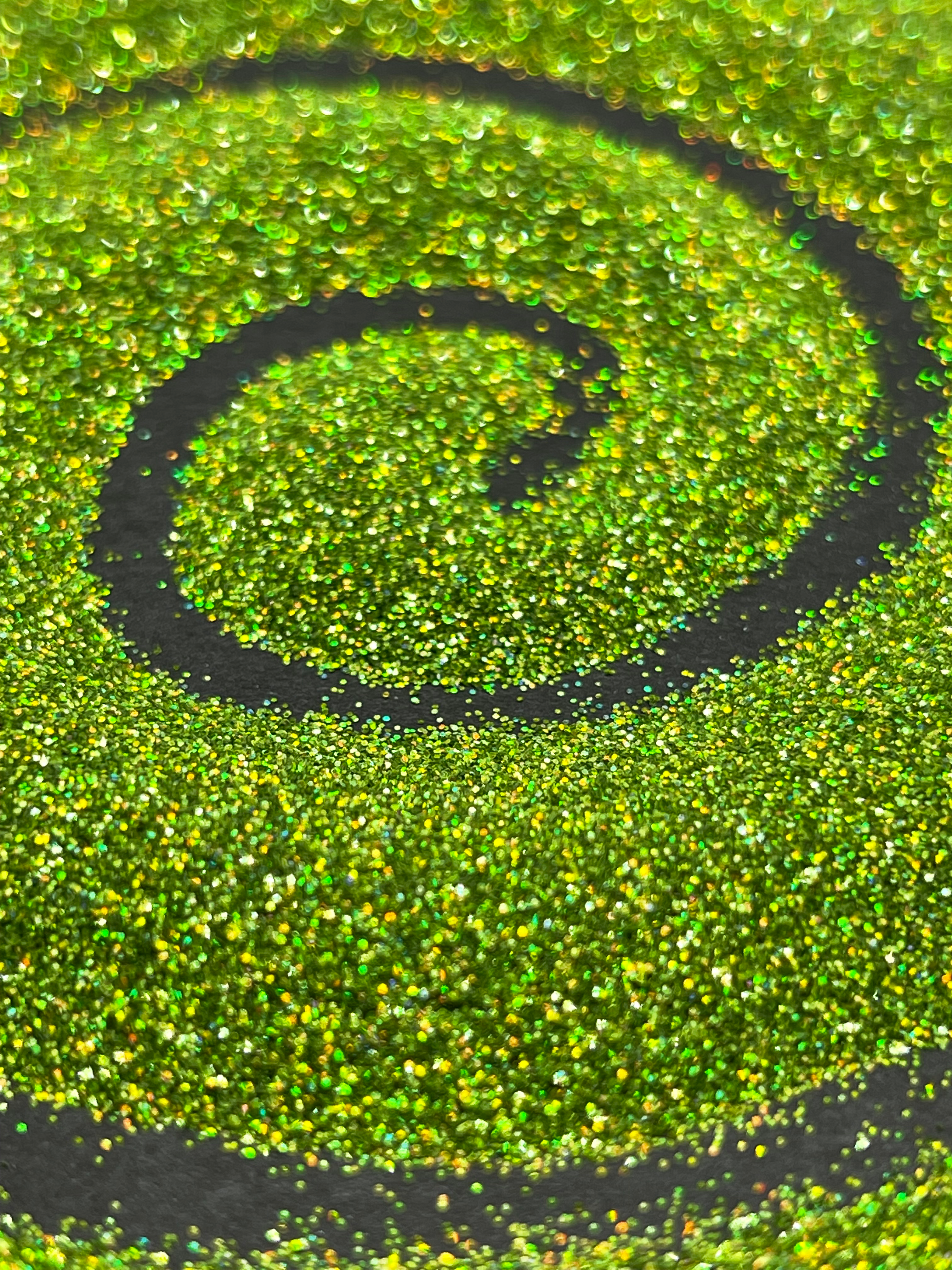 Holographic Light Green Ultra Fine