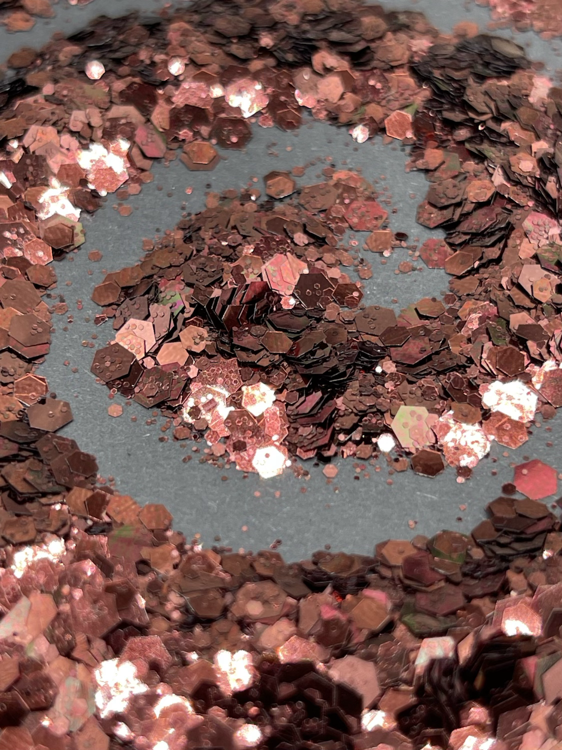 Brazil Deep Coffee Chunky Mix Glitter