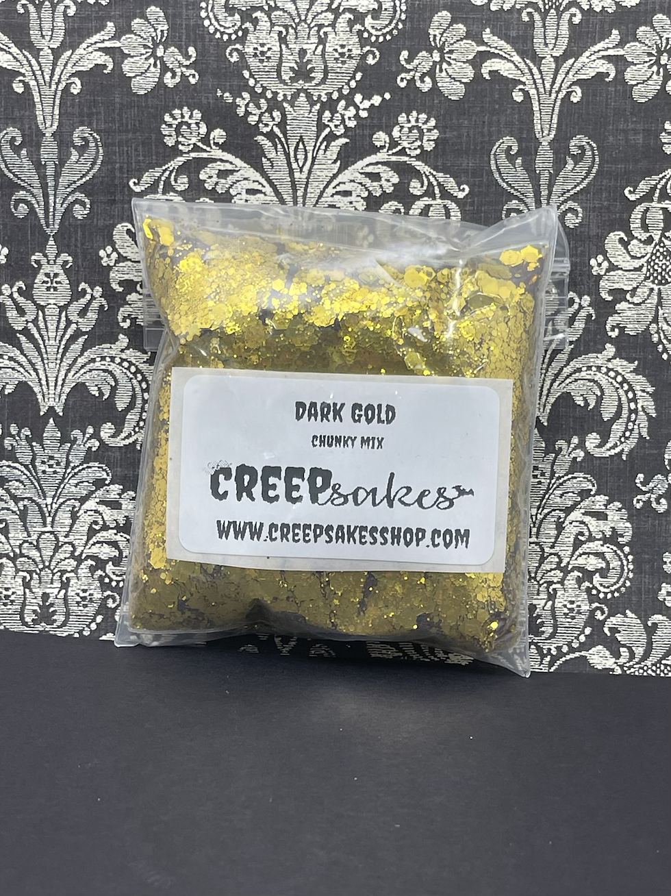 Miniatura: Dark Gold Chunky Mix Glitter