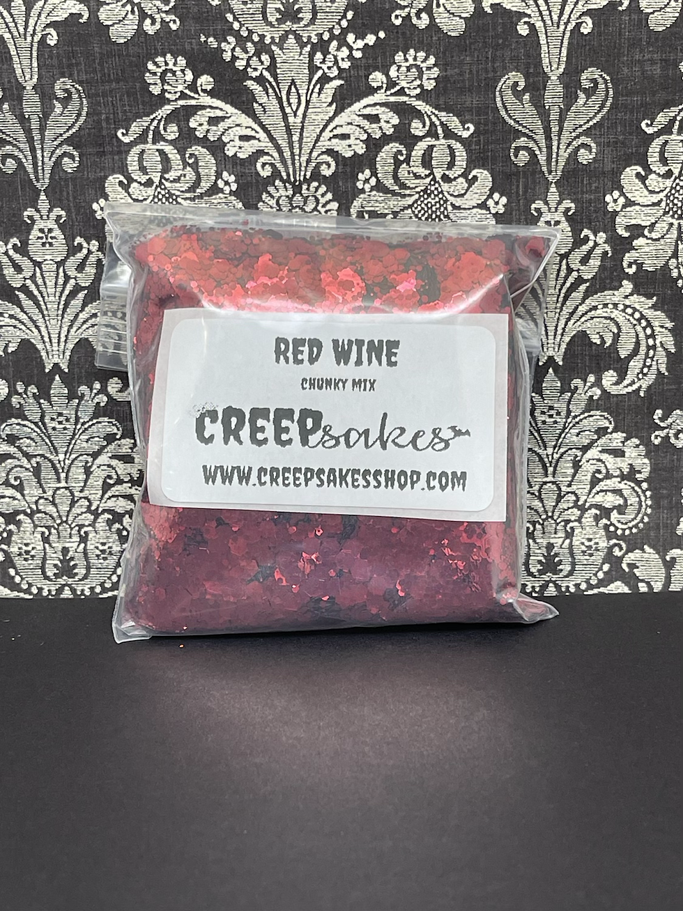 Thumbnail: Red Wine Chunky Mix Glitter 
