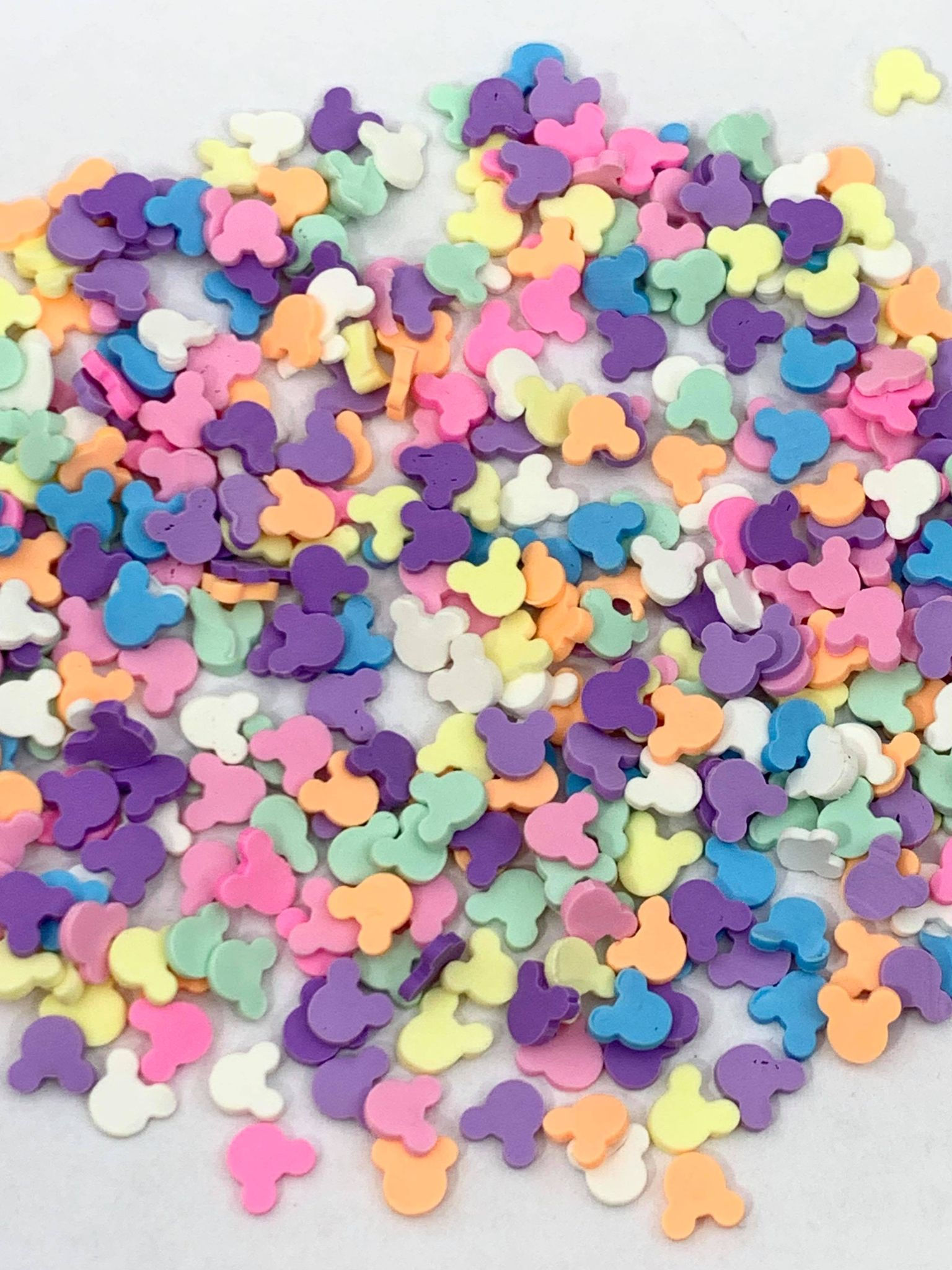 Rainbow Mouse Head Faux Sprinkles