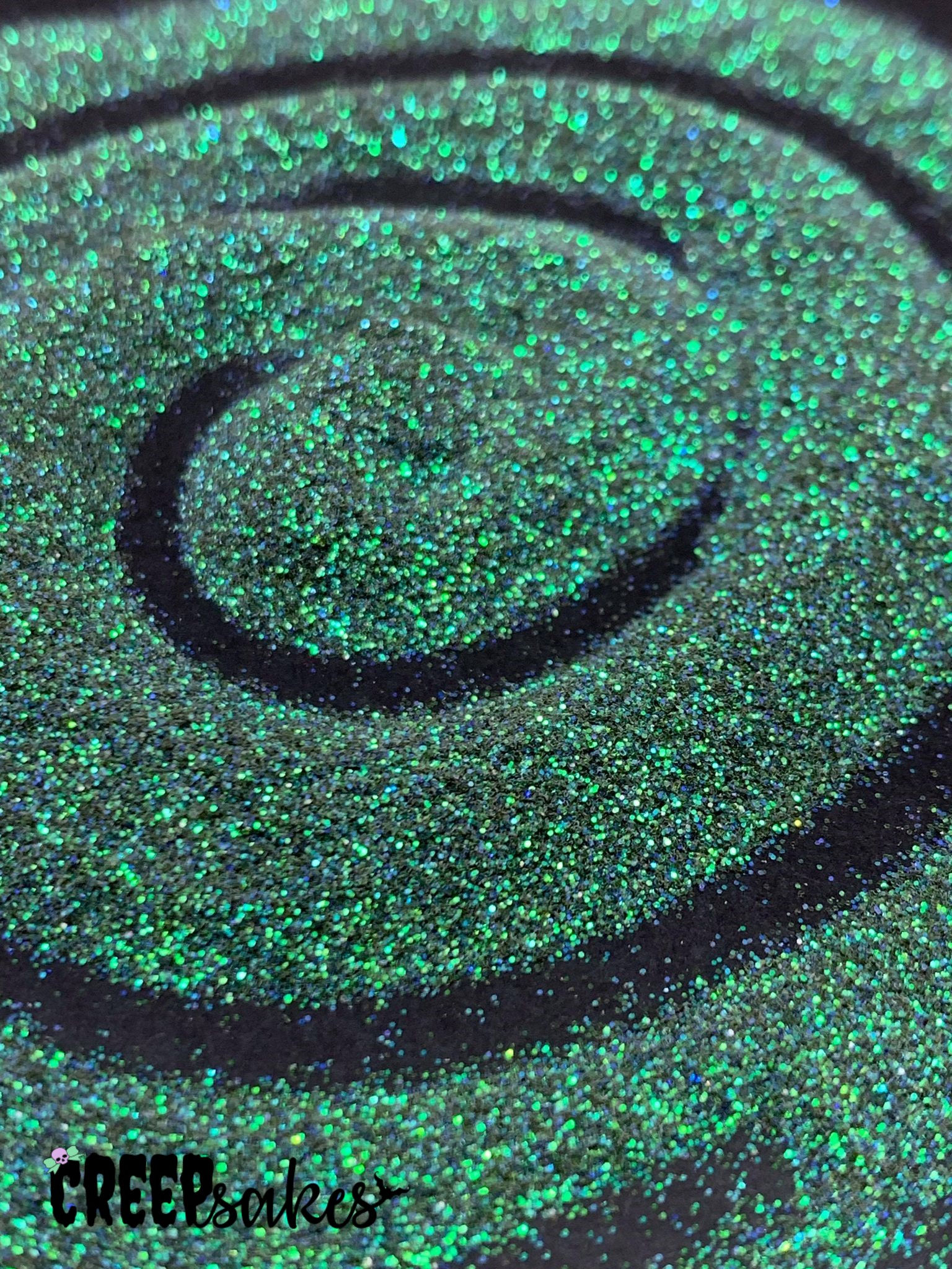 Iridescent Olive Green Ultra Fine