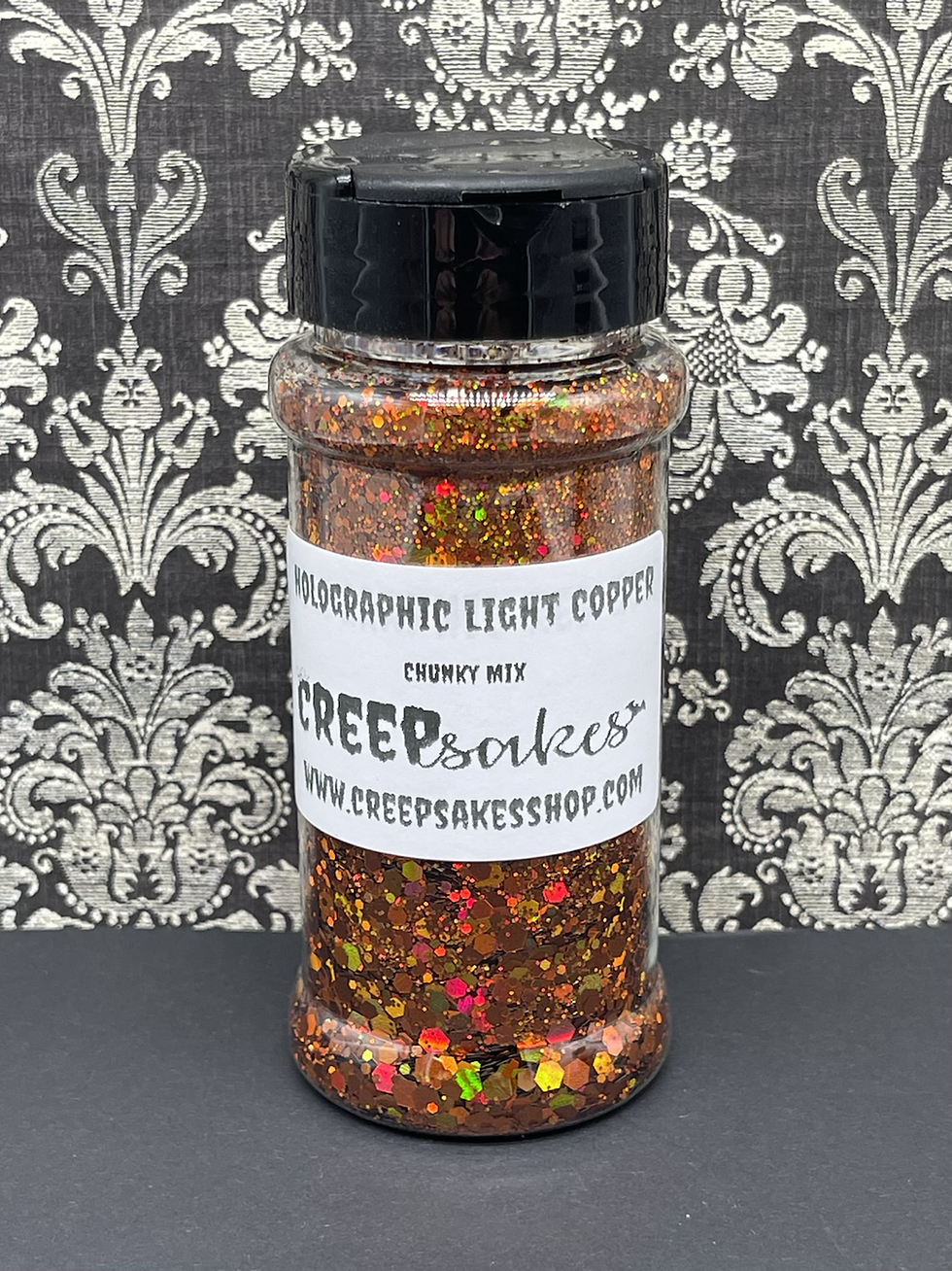 Thumbnail: Holographic Light Copper Chunky Mix Glitter