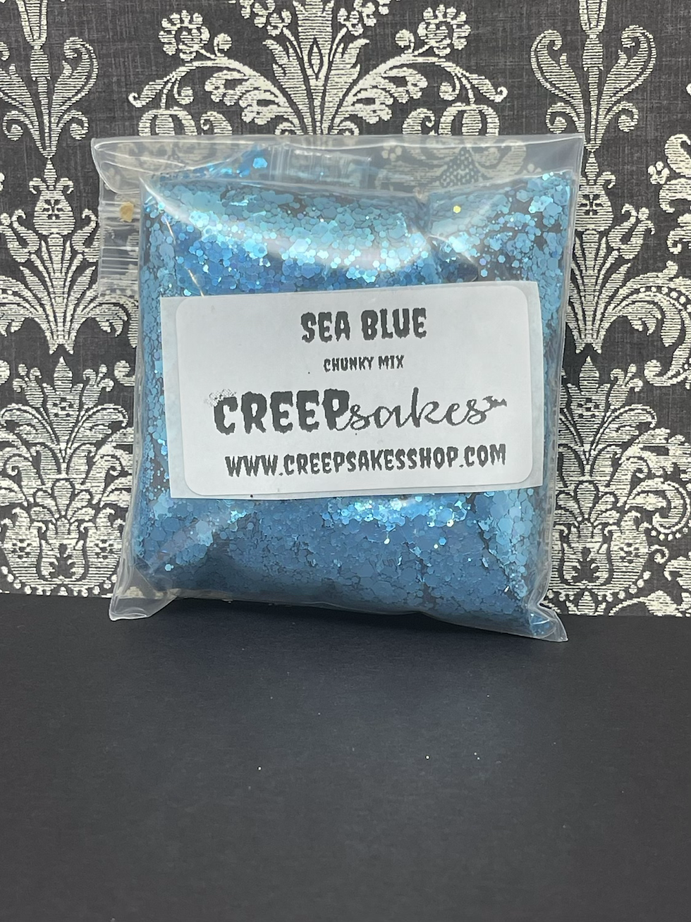 Miniatura: Sea Blue Chunky Mix Glitter