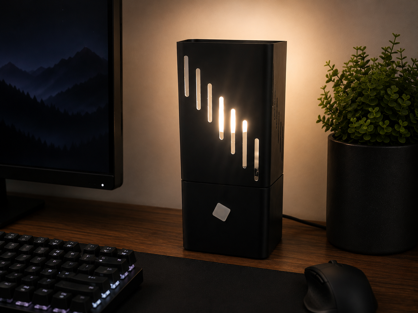 Minimal Lamp- Dark/Light Mode