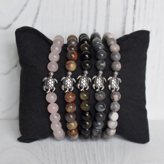 Thumbnail: Sea Turtle Custom Solid Bracelet