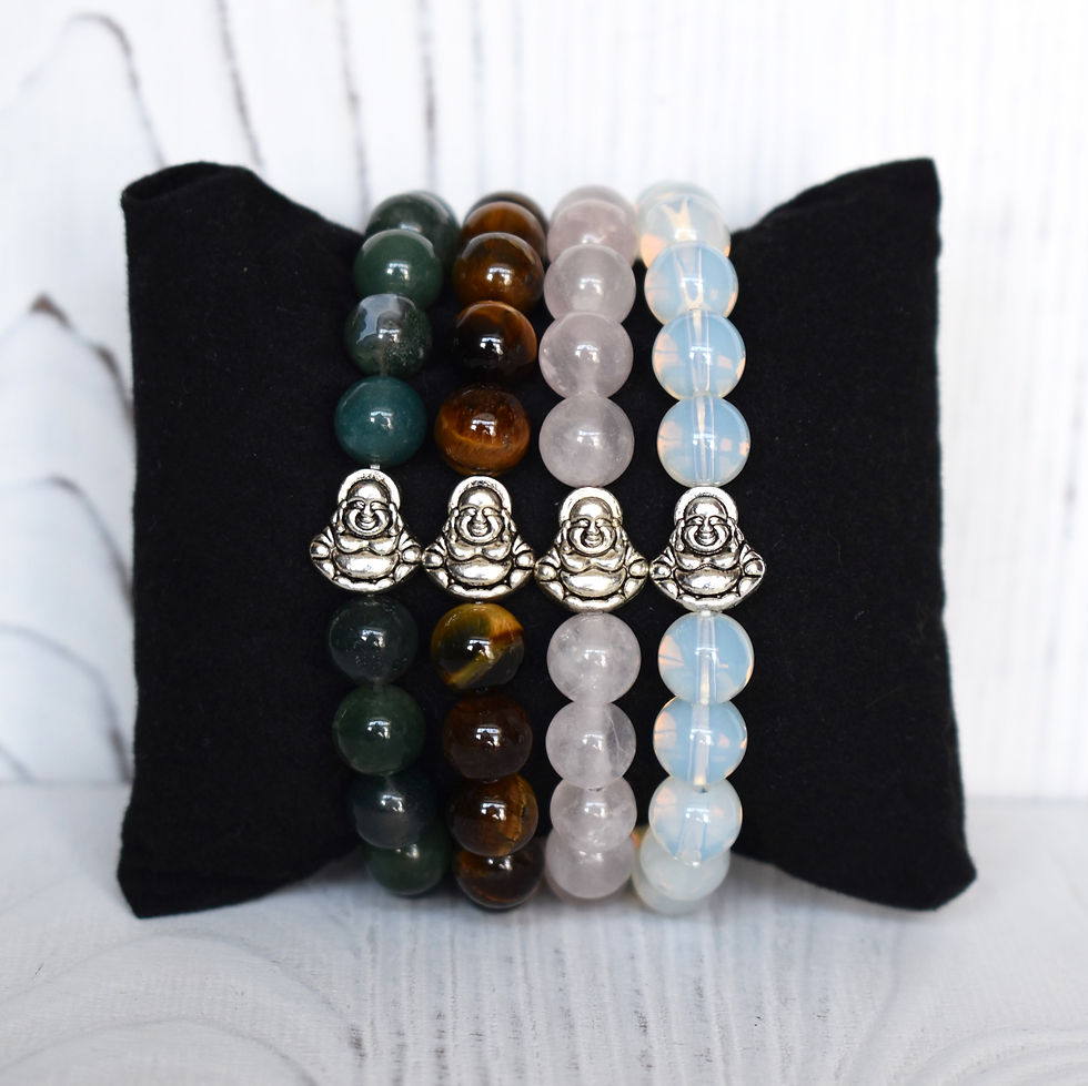 Thumbnail: Tiger's Eye Buddha Bracelet
