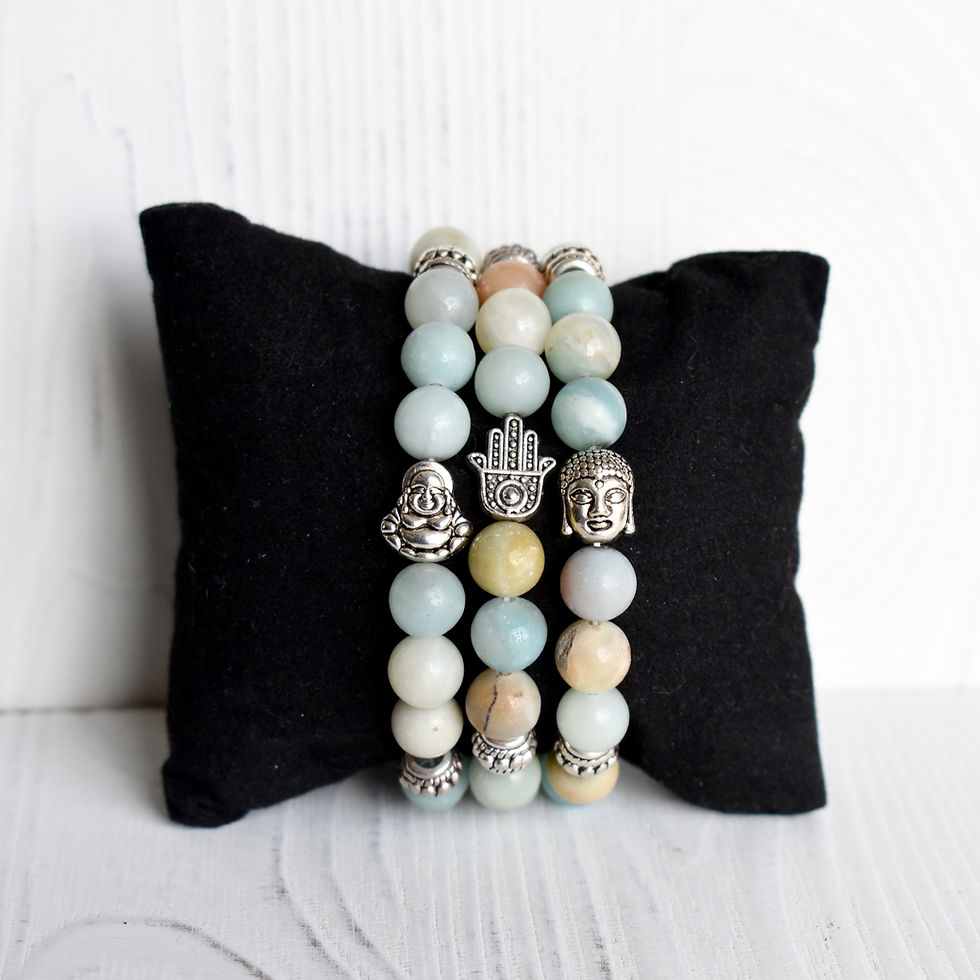 Thumbnail: Amazonite Hand of God Bracelet