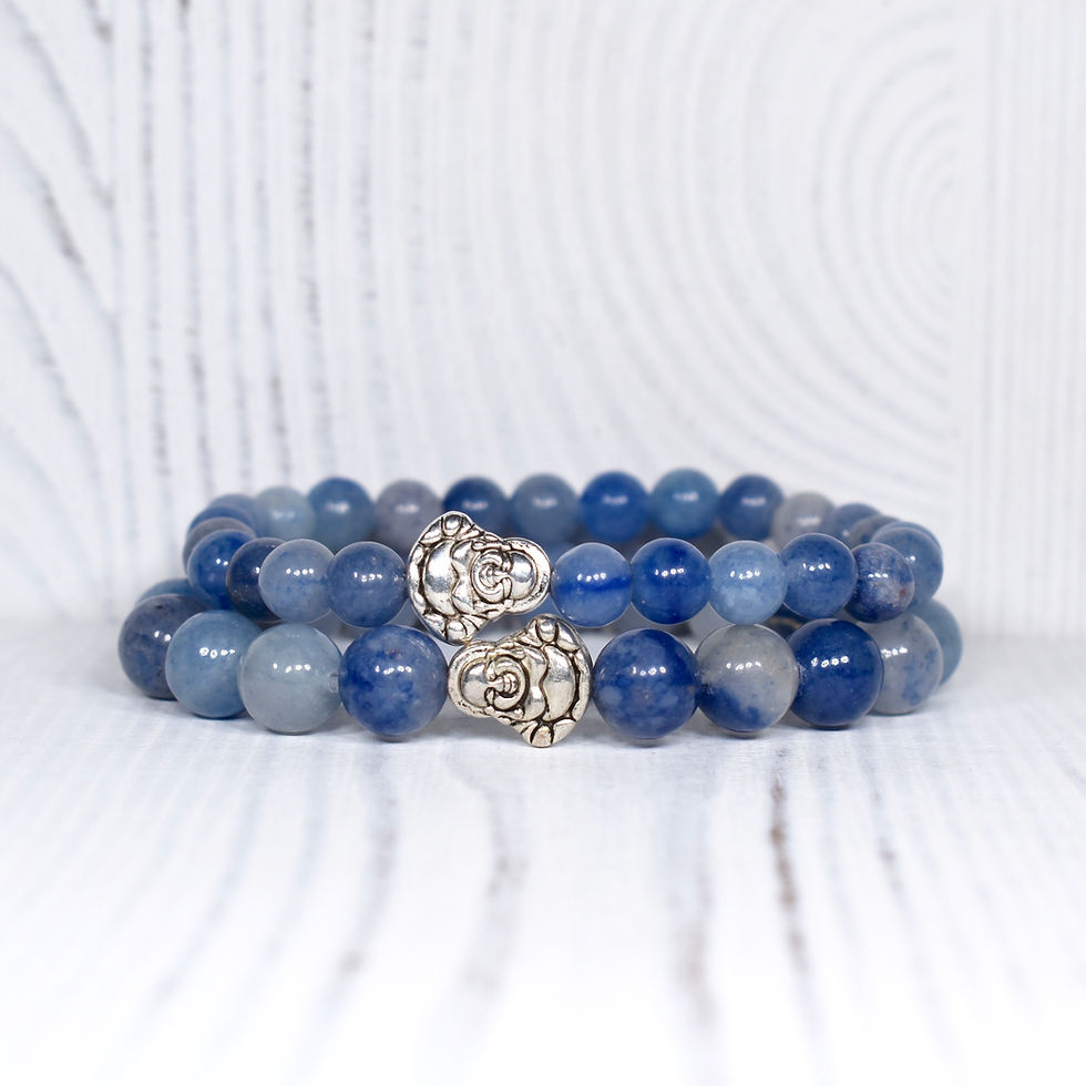 Thumbnail: Blue Aventurine Buddha Bracelet