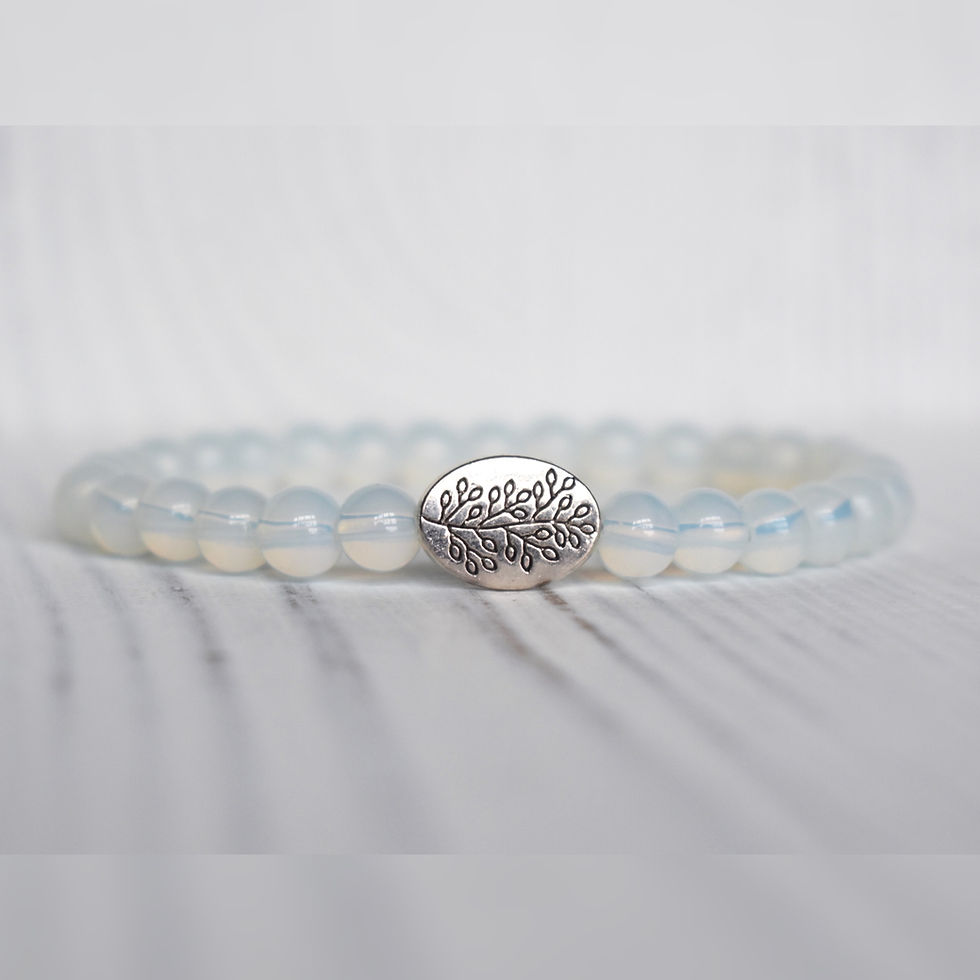 Thumbnail: Opalite Olive Branch Bracelet