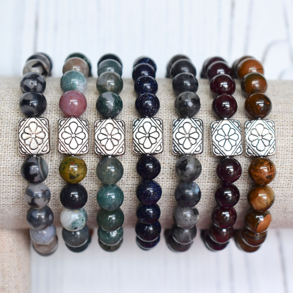 Thumbnail: Indian Agate Meditation Bracelet