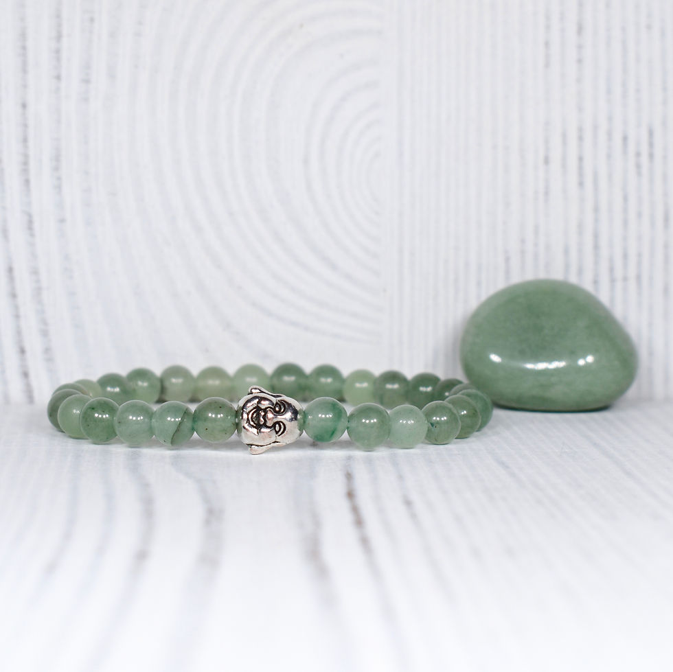 Thumbnail: Green Aventurine Buddha Bracelet