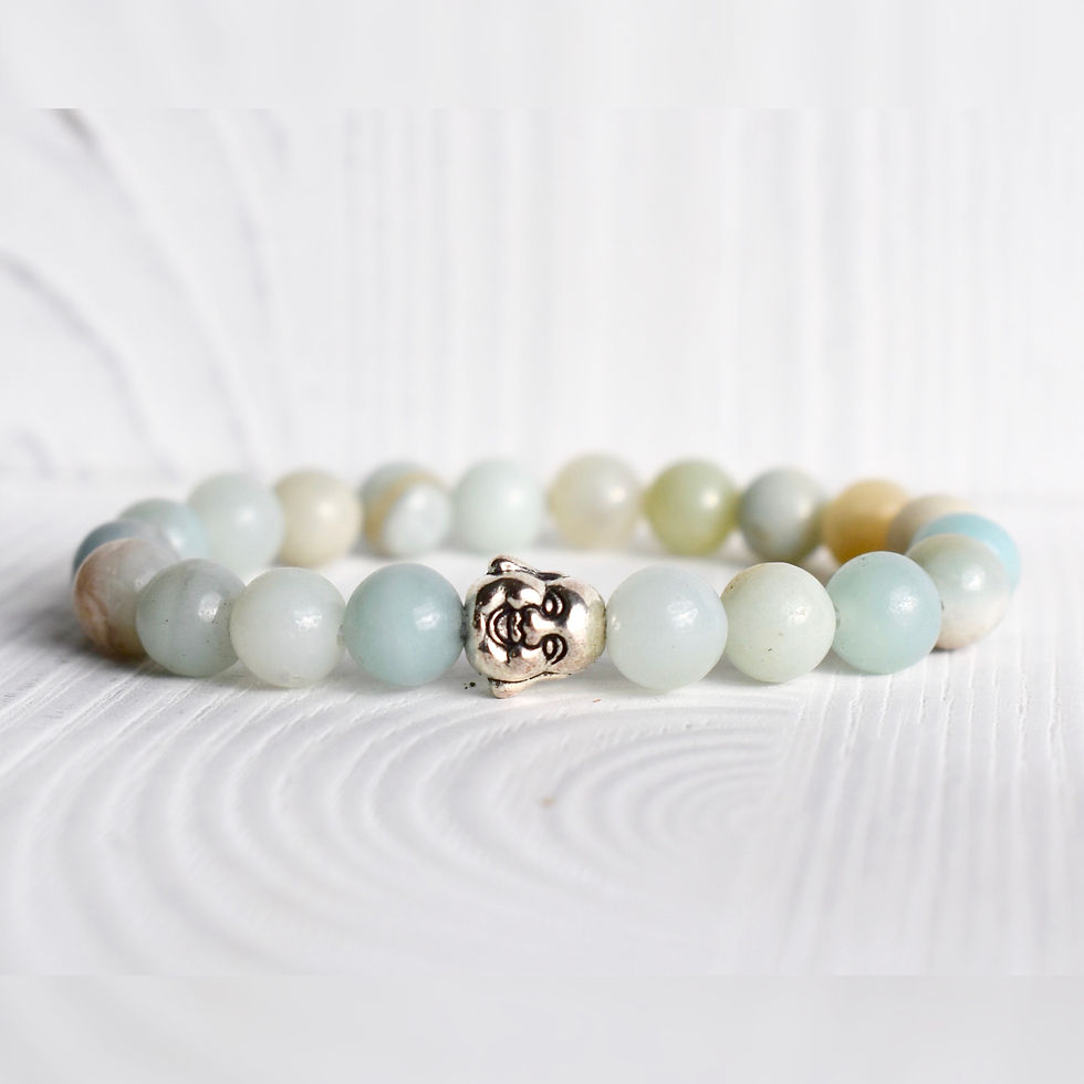 Thumbnail: Amazonite Buddha Bracelet