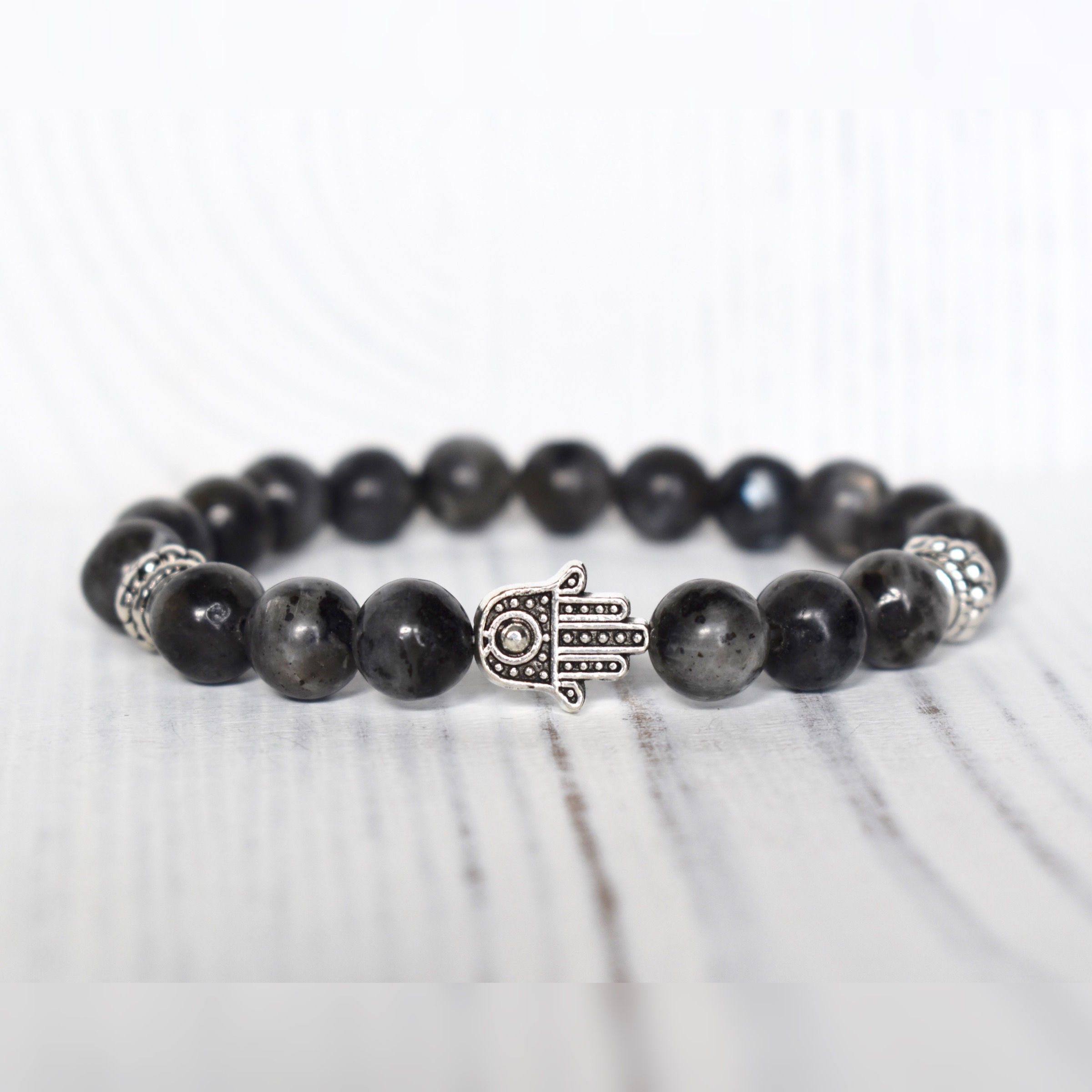 Labradorite Hand of God Bracelet