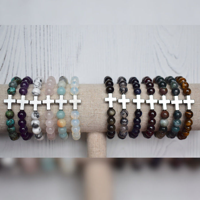 Thumbnail: Cross Custom Solid Bracelet