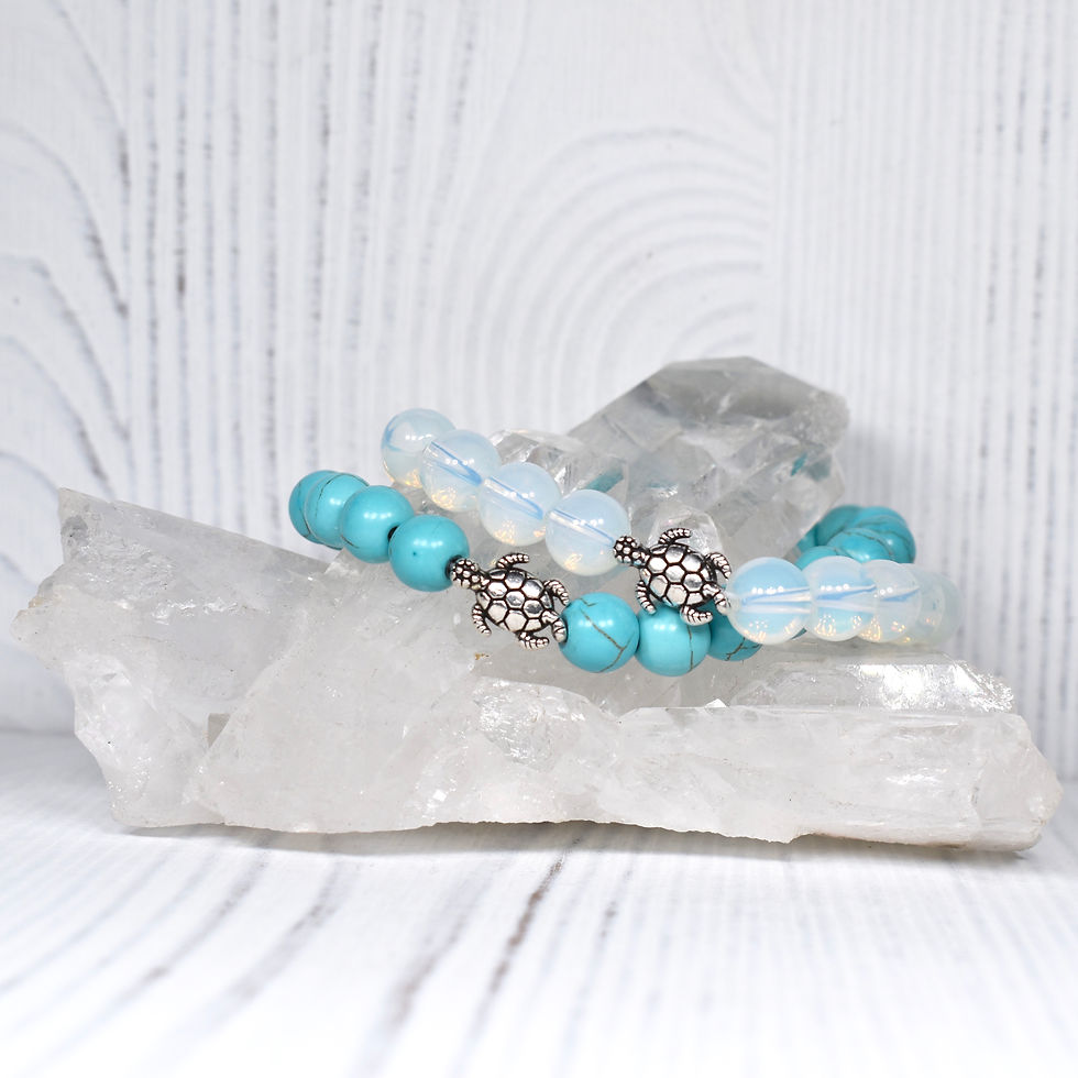 Thumbnail: Opalite Sea Turtle Bracelet