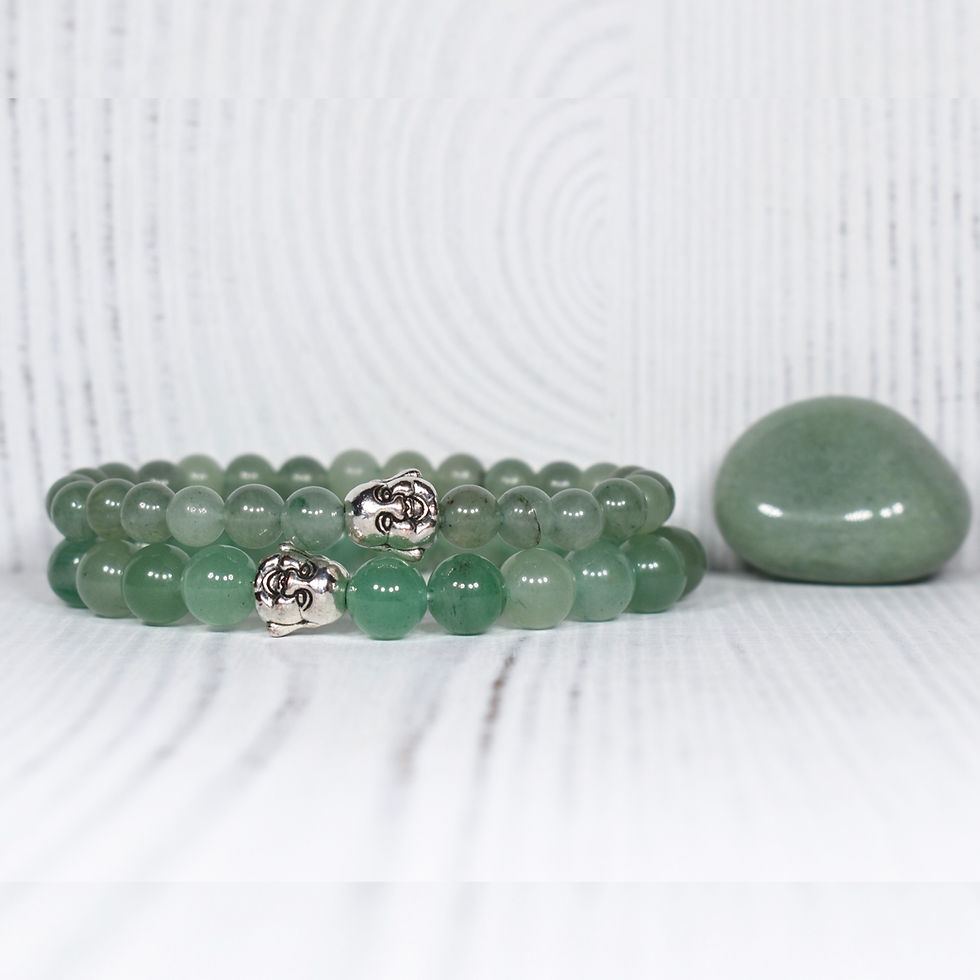 Thumbnail: Green Aventurine Buddha Bracelet