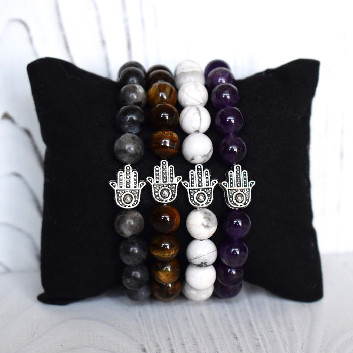 Thumbnail: Hand of God Custom Solid Bracelet