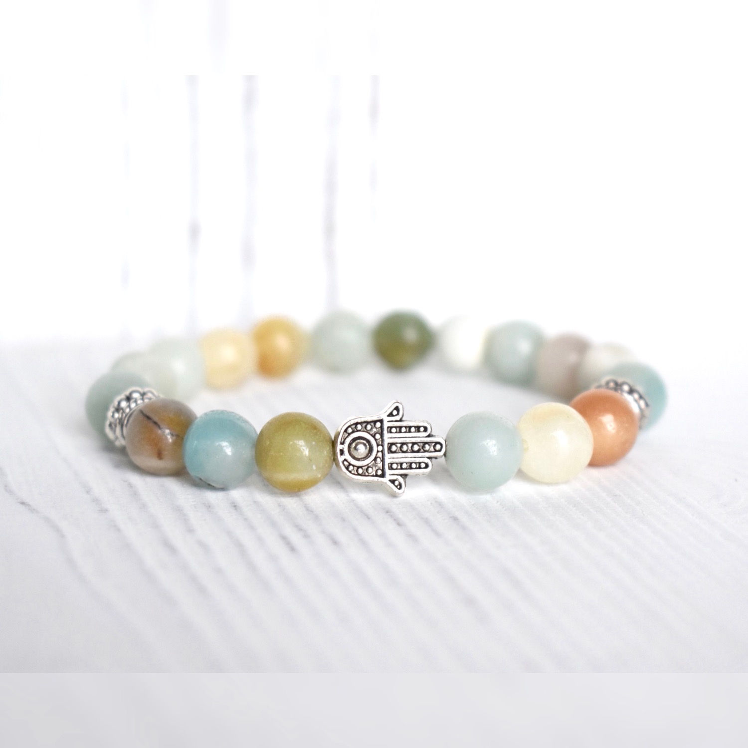 Amazonite Hand of God Bracelet