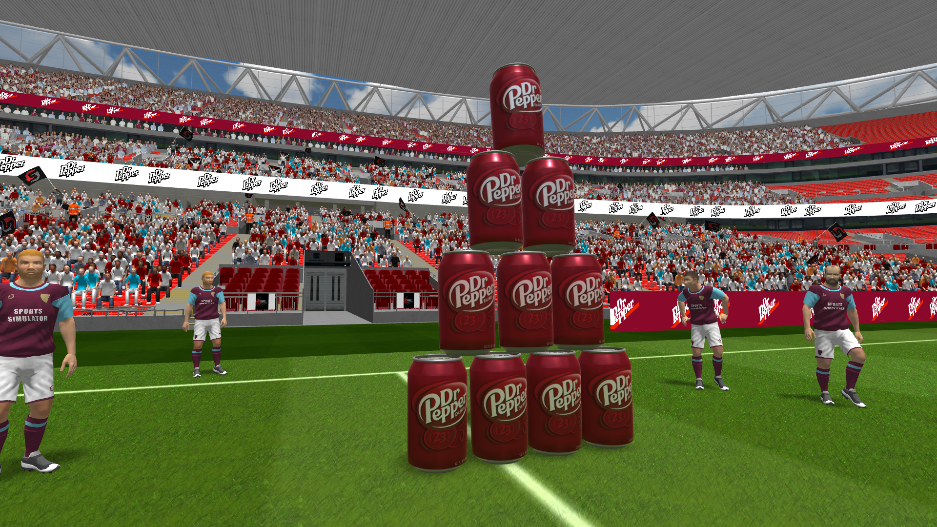 Sports Simulator Advertising and Branding