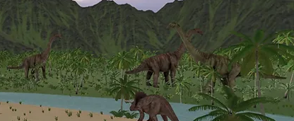 Sports Simulator - Jurassic Environment