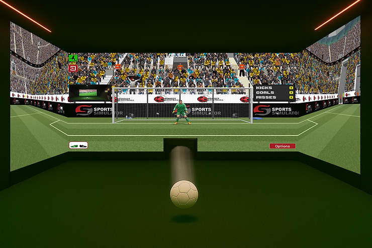 SPORTS SIMULATOR - 270 DEGREE FOOTBALL BALL LAUNCHING MACHINE