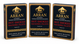 Tinned Fish Gift Box for People Who Love Scotland by Arran Gourmet