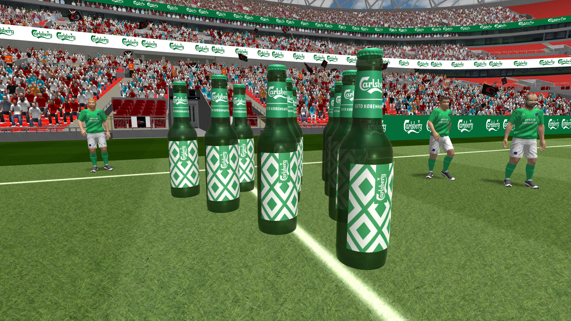 Sports Simulator Advertising and Branding