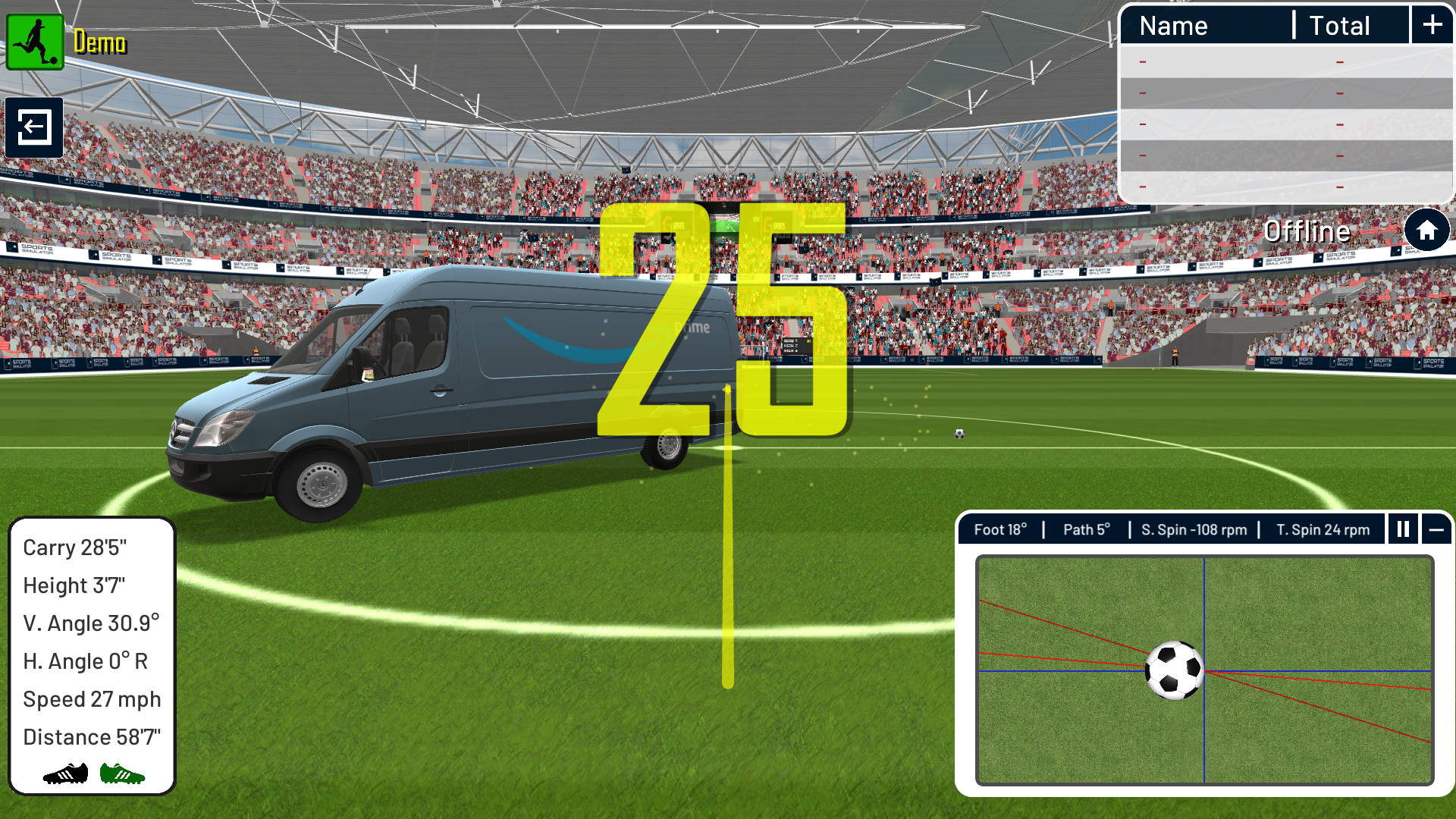 Sports Simulator Van Challenge