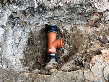 Attgills Drainage Services - Annex Drainage Northamptonshire New PVC T-Junction Drainage Pipe