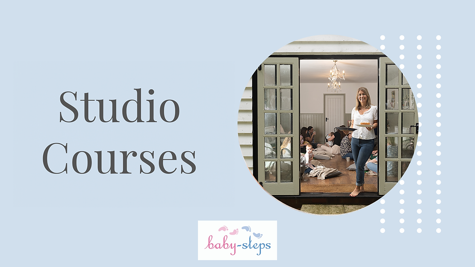 Baby Courses Surrey - Studio Courses - Baby Steps Surrey