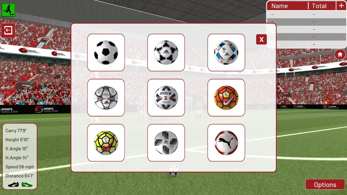 Sports Simulator Advertising and Ball Branding