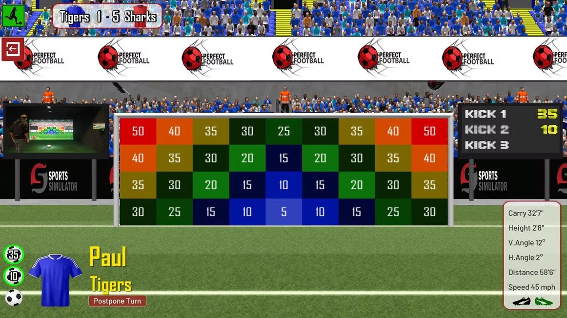 Football Simulator Goal Scorer Challenge
