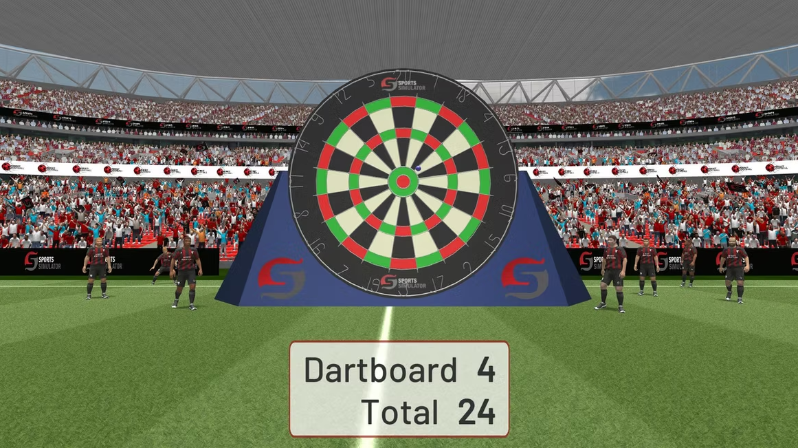 Football Simulator Dartboard Challenge