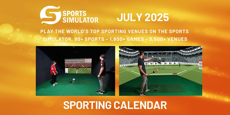 Sports Simulator Blog Features