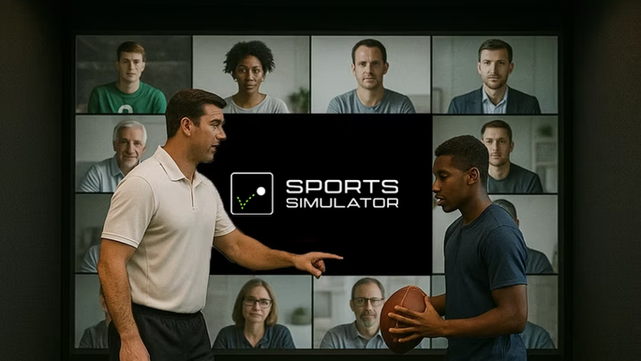 Virtual Coaching with Sports simulator