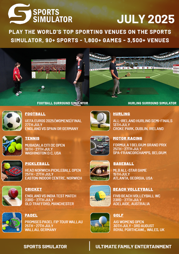 July Sporting Calendar 2025 - Sports Simulator
