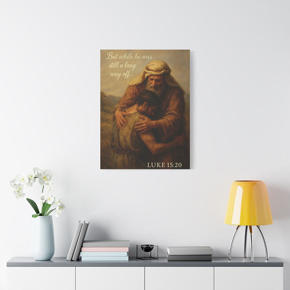 Thumbnail: “While He Was Still a Long Way Off” – Prodigal Son Canvas (Luke 15:20)