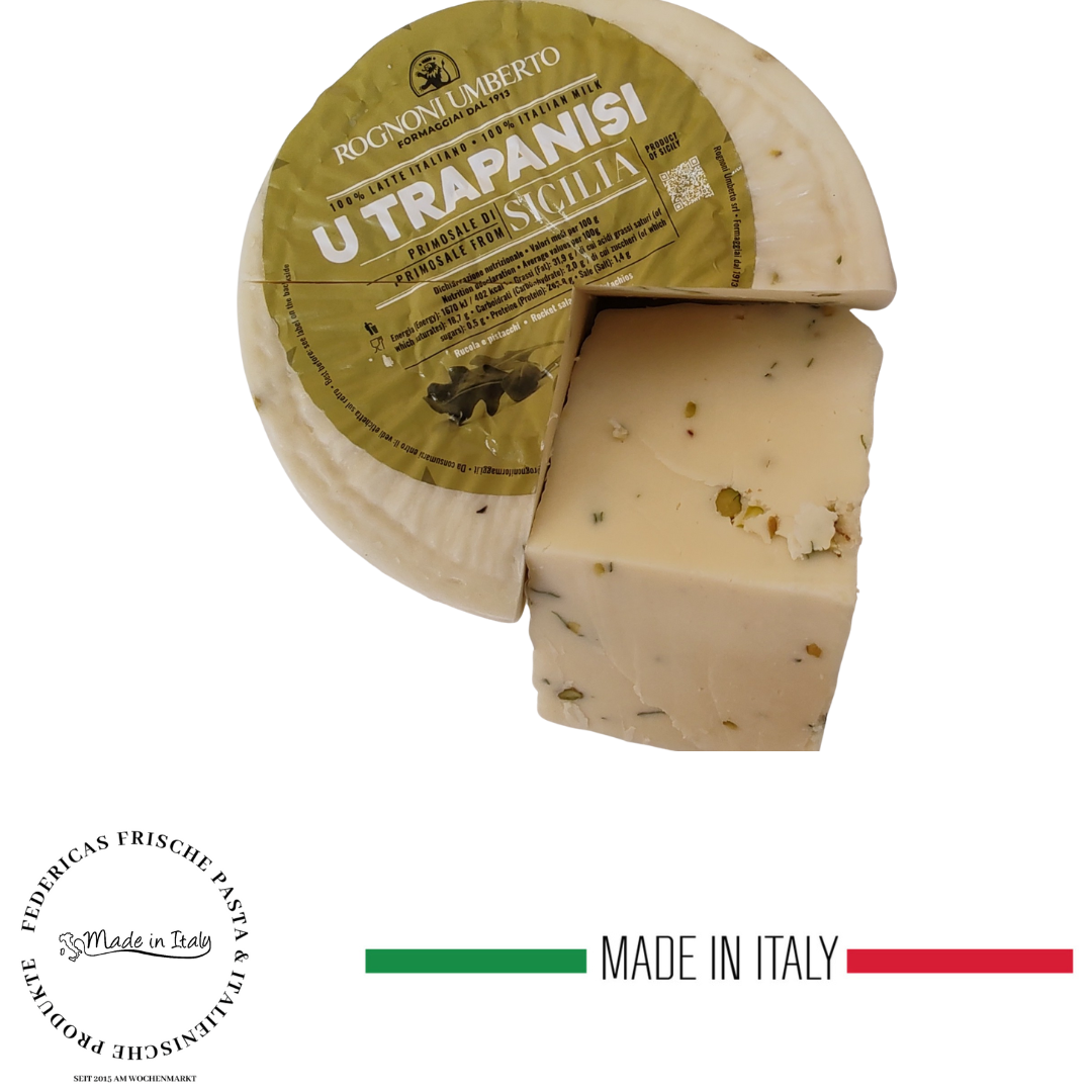 Pecorino Siciliano mit Rucola & Pistazien