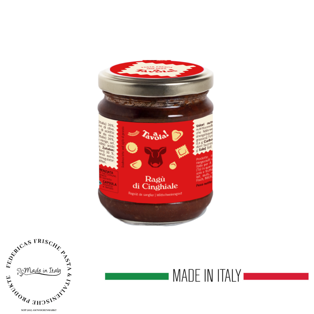 Hirschsauce - Ragu di Cervo 180g