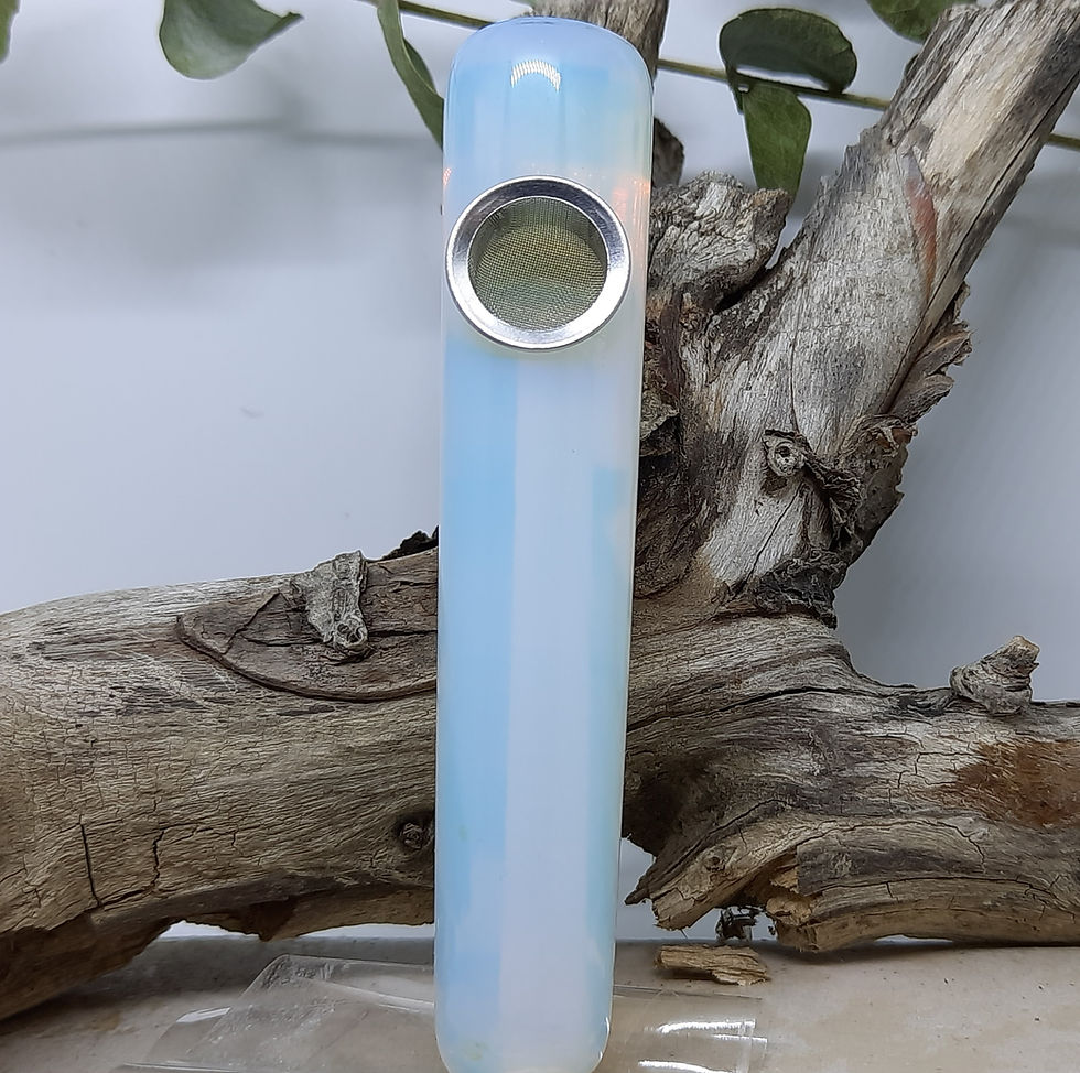 Opalite Crystal Wand Pipe