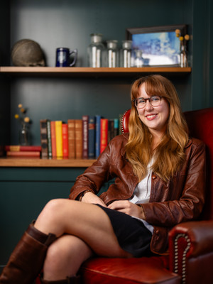 Portrait of a student awarded a MHC Fellowship at the University of Maine.