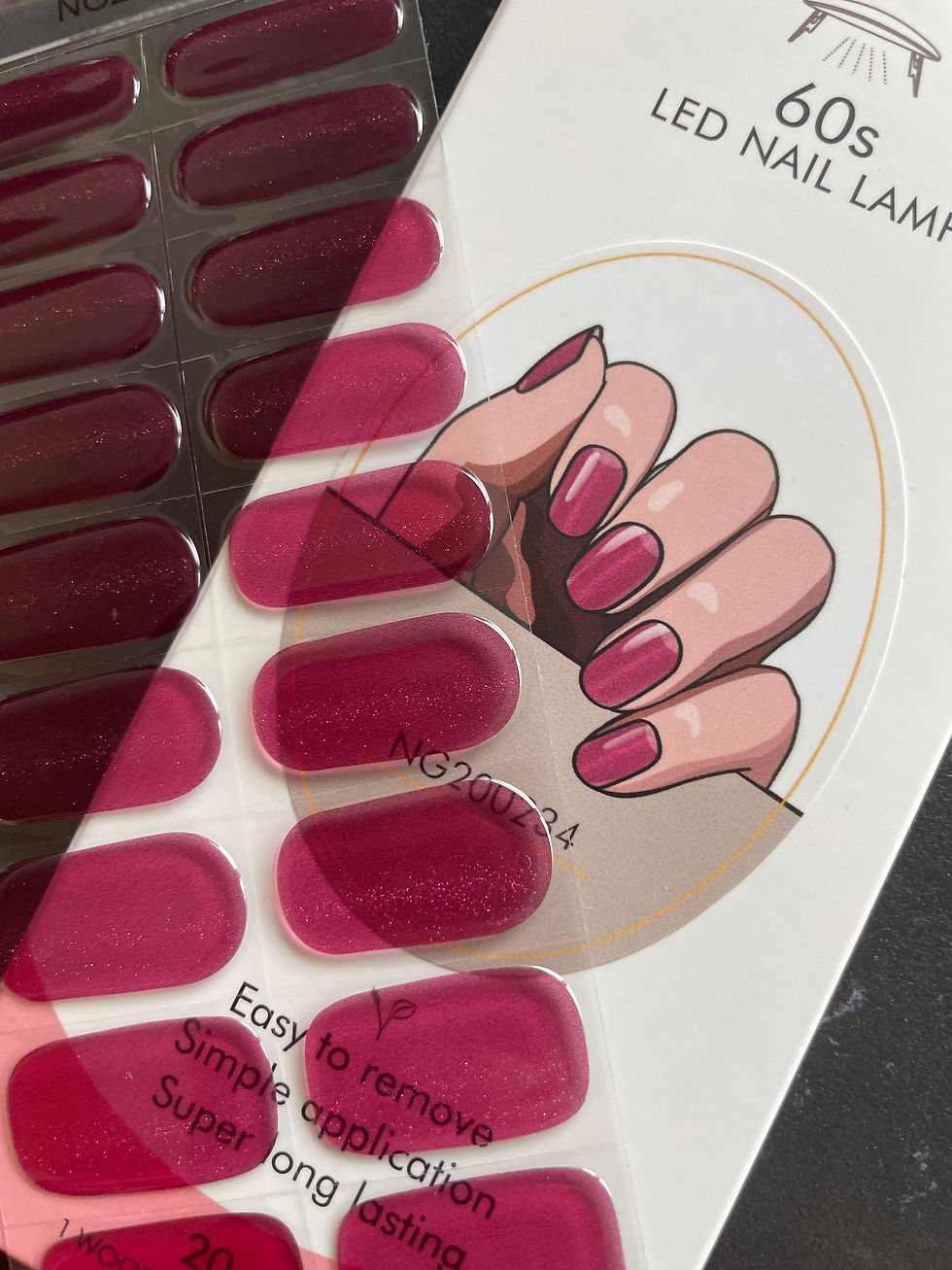 Thumbnail: Mystery Glitter Fuchsia (UV-Folie)