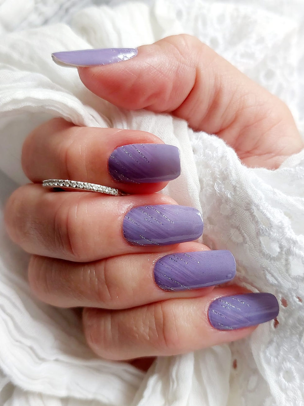 Miniaturbild: Scratched Ombre violet
