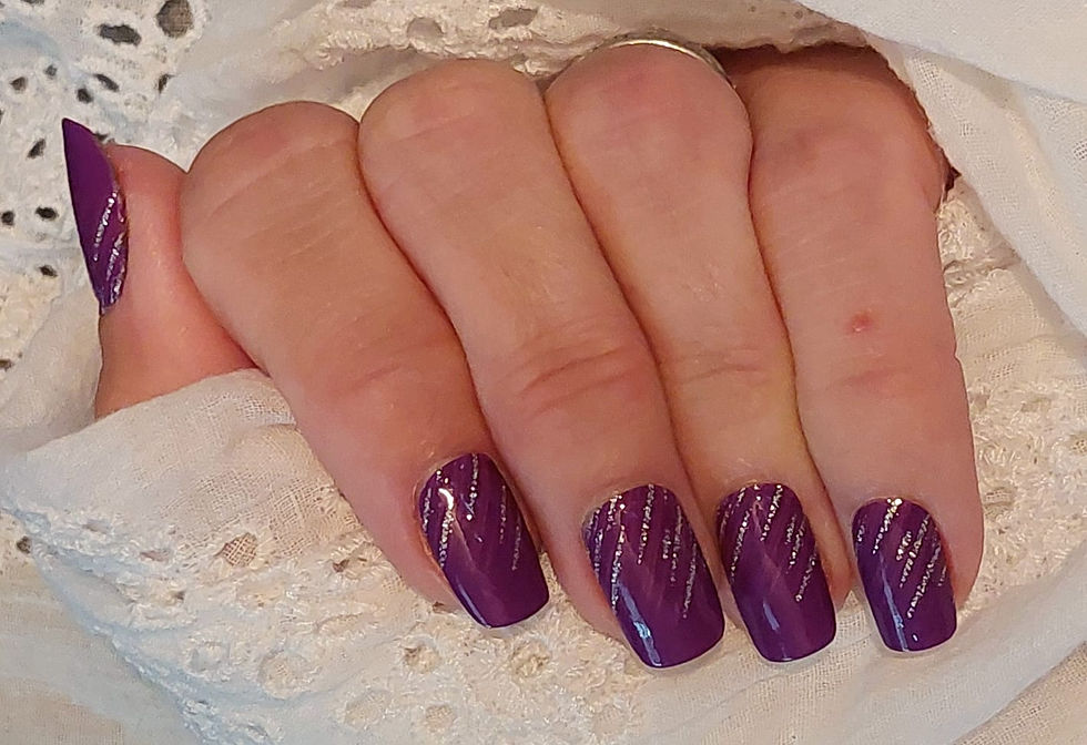 Miniatura: Scratched Ombre Aubergine