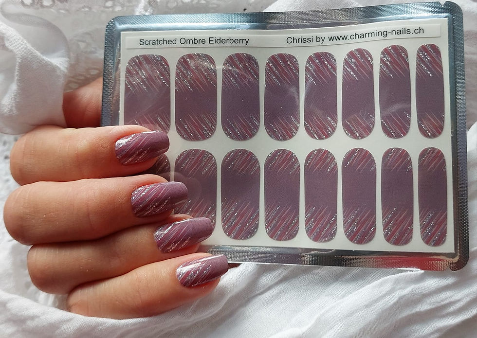 Miniaturbild: Scratched Ombre Elderberry