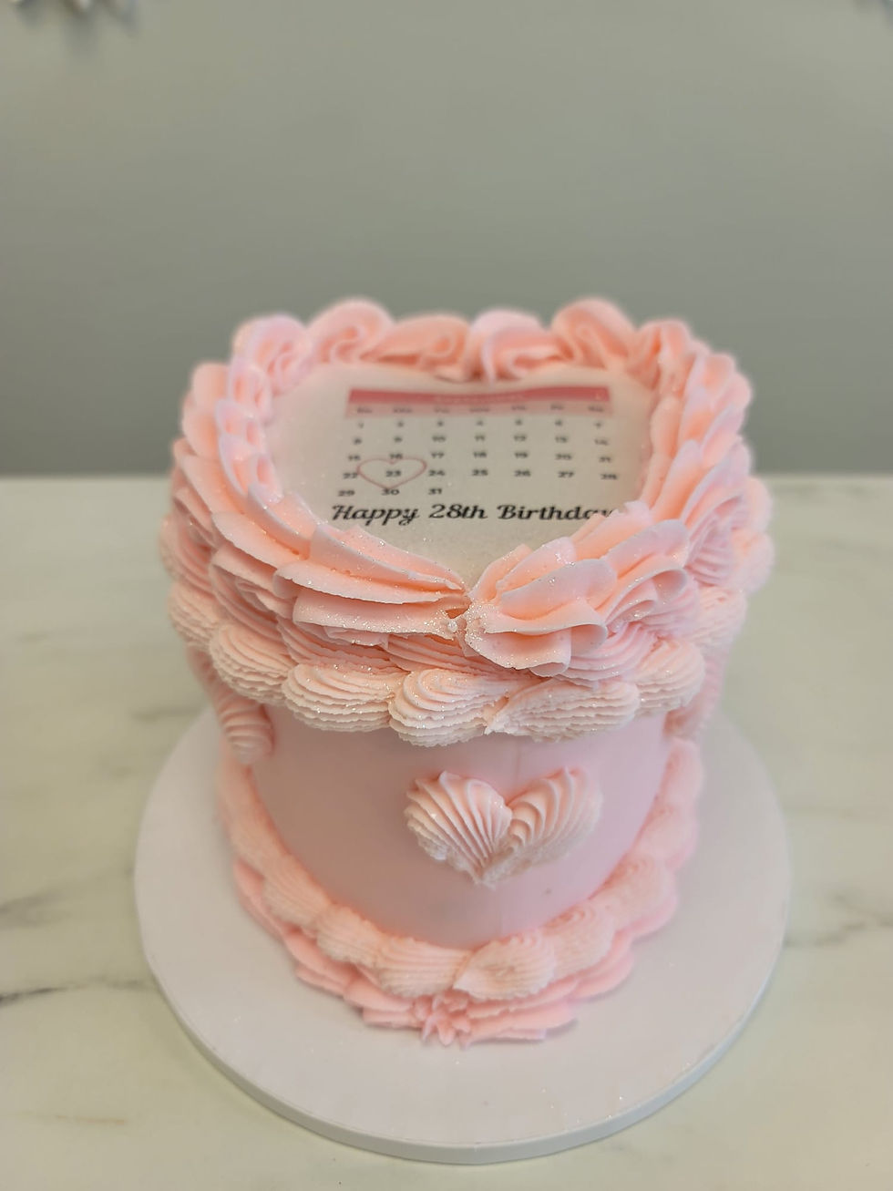 Pink Burn Cake
