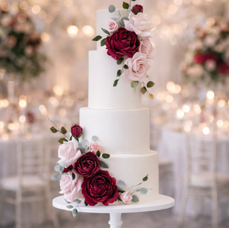 Customize 4 Tier Wedding Cake