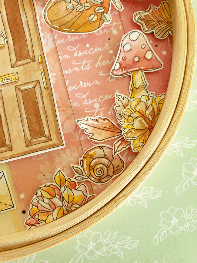 Miniature : Planche de tampons clear "Dahlia ravissant"